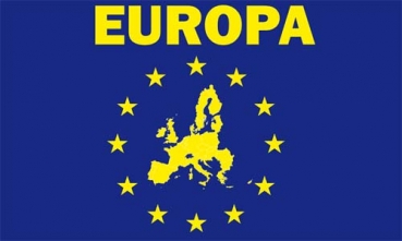 Flagge Fahne Europa Landkarte Flagge 90x150 cm