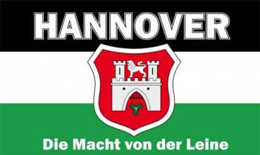 Flagge Fahne Hannover die Macht von der Leine Flagge 90x150 cm