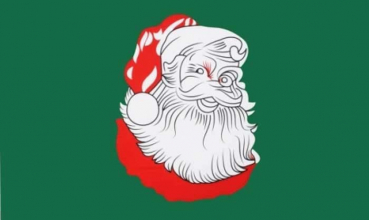 Flagge Fahne Weihnachten-Weihnachtsmann Kopf 1 Flagge 90x150 cm
