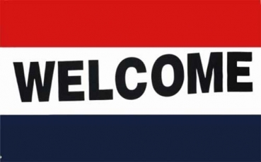 Flagge Fahne Welcome  90x150 cm