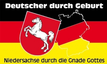 Flagge Fahne Niedersachse durch die Gnade Gottes Flagge 90x150 cm