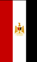 Flagge Fahne Hochformat Ägypten