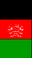 Flagge Fahne Hochformat Afghanistan
