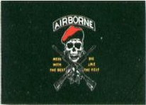 Flagge Fahne Pirat Airborne mess with the best  90x150 cm