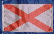 Tischflagge Alabama