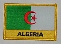 Aufnäher Algerien Schrift unten