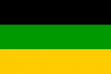 Tischflagge ANC (African National Congress) mit Ständer Tischfahne Miniflagge