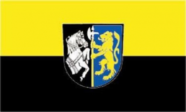 Tischflagge Bösingen 10x15cm mit Ständer Tischfahne Miniflagge