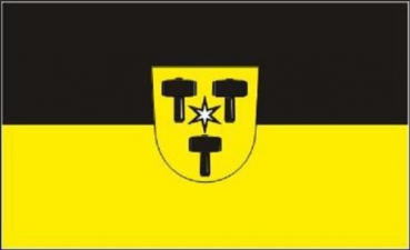 Tischflagge Babenhausen Schwaben 10x15cm mit Ständer Tischfahne Miniflagge