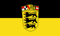 Flagge Fahne Baden-Württemberg mit Wappen Premiumqualität