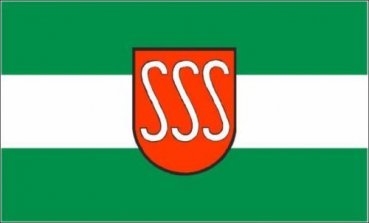 Tischflagge Bad Salzdetfurth 10x15cm mit Ständer Tischfahne Miniflagge