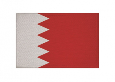 AUFNÄHER Patch FLAGGEN flagge  Bahrein  bahrain flag Fahne  7x4.5cm 