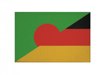 Aufnäher Patch Freundschaft Bangladesh-Deutschland Aufbügler Fahne Flagge