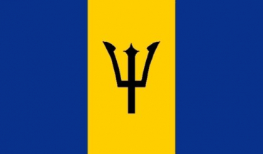 Tischflagge Barbados 10x15cm mit Ständer Tischfahne Miniflagge