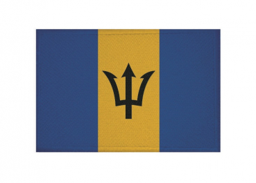 Aufnäher Patch Barbados Aufbügler Fahne Flagge