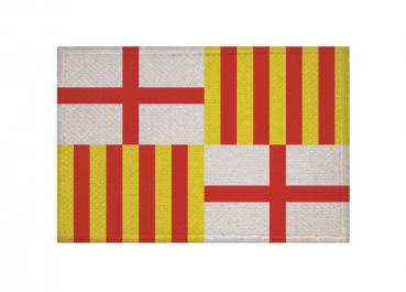 Aufnäher Patch Barcelona Stadt Aufbügler Fahne Flagge