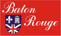 Flagge Fahne Baton Rouge (Louisianna) Premiumqualität