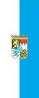Bannerfahne Bayern Dienst mit Wappen Premiumqualität