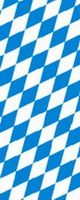 Bannerfahne Bayern Raute ohne Wappen Premiumqualität