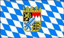 Boots / Motorradflagge Bayern mit Wappen