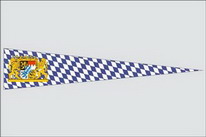 Langwimpel Franken Wimpel Fahne Flagge 30x150 cm mit 2 Ösen 