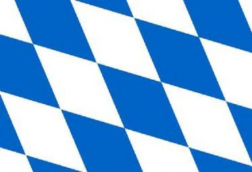 Tischflagge Bayern Raute 10x15cm mit Ständer Tischfahne Miniflagge