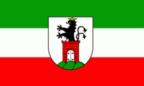 Flagge Fahne Bergen auf Rügen Premiumqualität