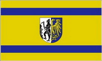 Flagge Fahne Beuthen Bytom 90x150 cm Digitaldruck