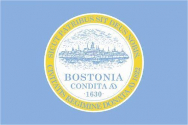 Tischflagge Boston 10x15cm mit Ständer Tischfahne Miniflagge