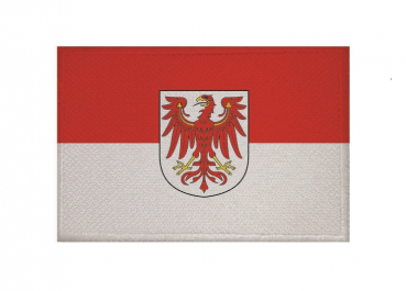 Aufnäher Patch Brandenburg Aufbügler Fahne Flagge