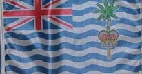 Tischflagge Britisch Territorium im Indischen Ozean Premiumqualität
