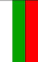 Flagge Fahne Hochformat Bulgarien