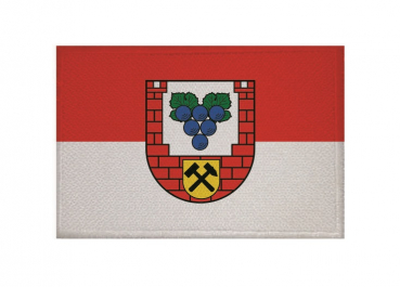 Aufnäher Patch Burgenlandkreis Aufbügler Fahne Flagge