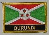 Aufnäher Burundi Schrift unten