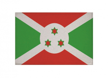 Aufnäher Patch Burundi Aufbügler Fahne Flagge