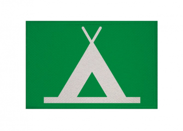 Aufnäher Patch Camping Aufbügler Fahne Flagge