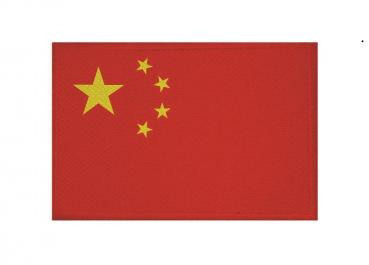 Aufnäher Patch China Aufbügler Fahne Flagge