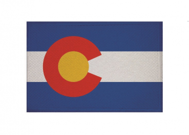 Aufnäher Patch Colorado Aufbügler Fahne Flagge