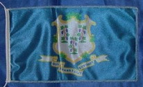 Tischflagge Connecticut