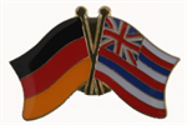 Freundschaftspin Deutschland - Hawaii