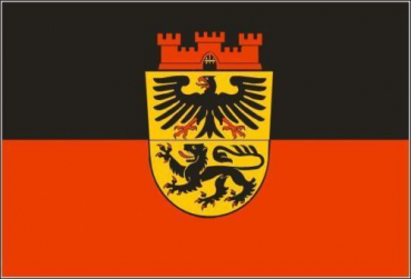 Flagge Fahne Düren 30x45 cm Stockflagge Hohlsaum