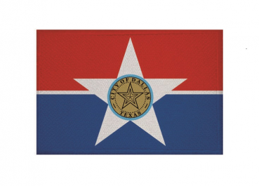 Aufnäher Patch Dallas Stadt Aufbügler Fahne Flagge