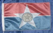 Tischflagge Dallas City
