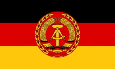 Tischflagge DDR Nationale Volksarmee 10x15cm mit Ständer Tischfahne Miniflagge