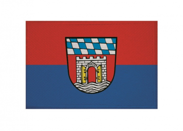 Aufnäher Patch Deggendorf Aufbügler Fahne Flagge