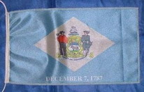 Tischflagge Delaware