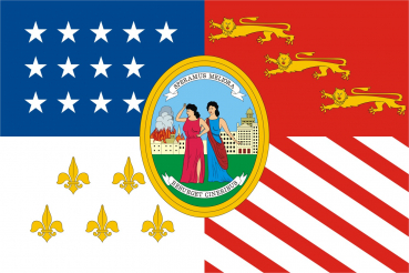Flagge Fahne USA Detroit Hissflagge 90 x 150 cm 