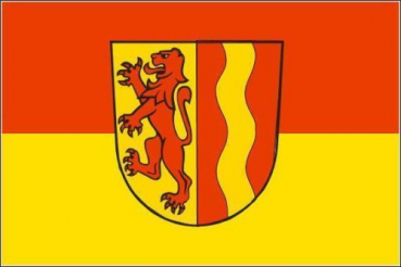 Tischflagge Dettingen Iller 10x15cm mit Ständer Tischfahne Miniflagge