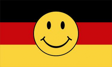 Flagge Fahne Deutschland Smiley Smily 90 x 150 cm