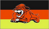 Flagge Fahne Deutschland Bulldogge  90x150 cm